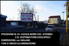 N.10 380x280 Cassia Nord usc. Viterbo